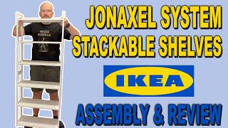 IKEA JONAXEL STACKABLE SHELVES - Assembly and Review @IKEA