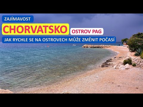 Proměny počasí ostrova Pag