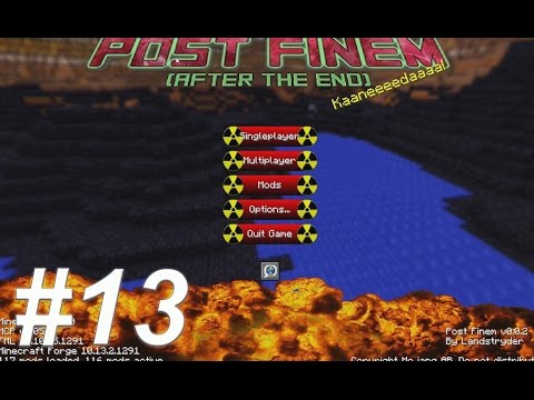 Post Finem ModPack (HQM) E13 - Millenaire First Contact (Fun Episode)