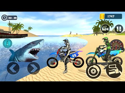 Motocross beach Bike Exteme Stunt 3d Driving #19 - Motorbike Racing Best Bike Game Android Gameplay