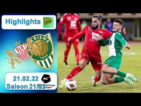 Highlights: FC Stade - Lausanne - Ouchy vs SC Kriens (11.02.22)