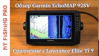 Картплоттер lowrance elite-9 ti с датчиком totalscan рус