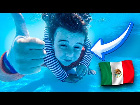 DIA DE PARQUE AQUÁTICO E PISCINA EM CANCÚN NO MEXICO - Família Brancoala