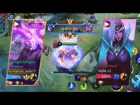 TOP GLOBAL MOSKOV VS NEW META VALENTINA IN GOLD LANE! HOW TO DESTROY THIS OP HERO! MLBB