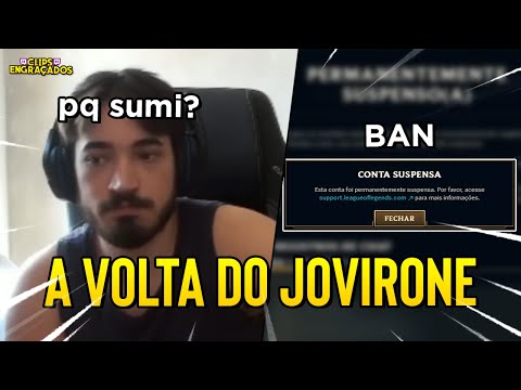 JOVIRONE VOLTOU PRO LOL E BANIU O AYEL - CLIPS ENGRAÇADOS