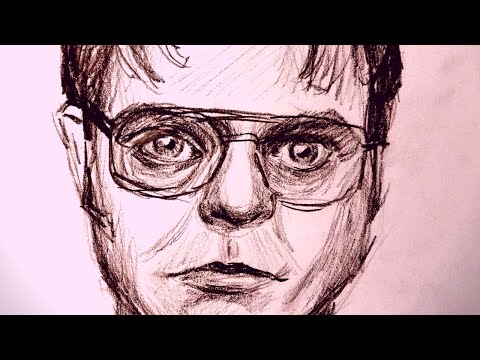 How To Draw Dwight Schrute (The Office) | 2020