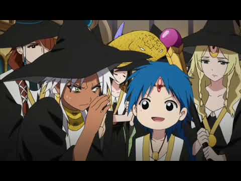 Magi - Aladdin Meets Titus & Feels His Chest! (English Dub)