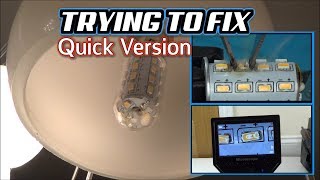 Trying to FIX: FAULTY G9 LED Lamps (QUICK VERSION)