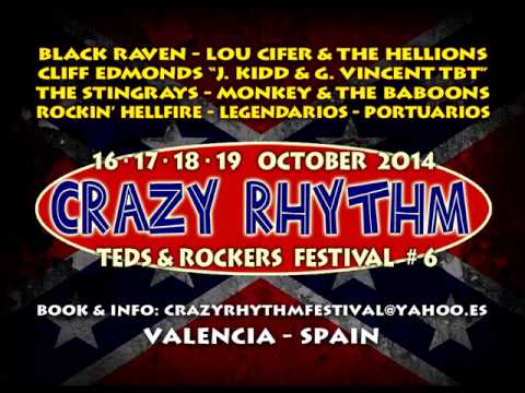 LOU CIFER & THE HELLIONS - DANCE OF THE TEDDYBOYS - CRAZY RHYTHM VALENCIA