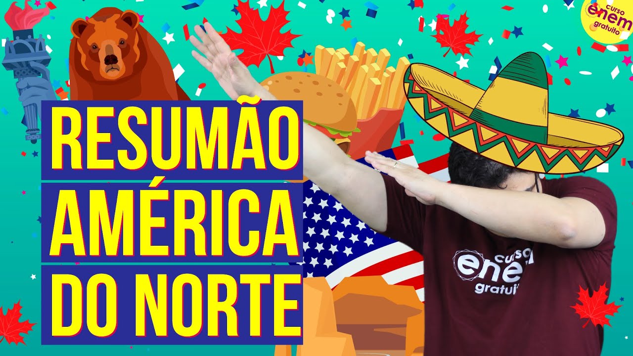 AMÉRICA DO NORTE E SEUS ASPECTOS GEOGRÁFICOS: RESUMO DE GEOGRAFIA ENEM. Prof. Raphael Carrieri