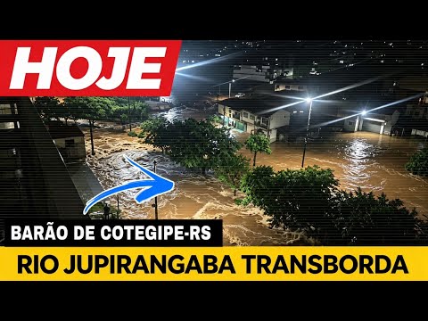🚨ALAGAMENTOS em BARÃO DE COTEGIPE-RS nesta quarta-feira 01/07/26 😱