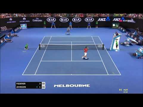 Australian Open 2020 - First Round - Roger Federer vs. Steve Johnson - Tennis Elbow Gameplay