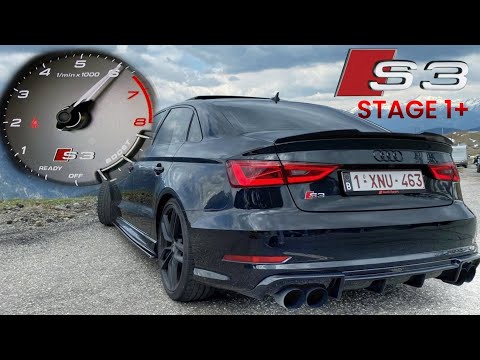 Loud Audi S3 Sedan POV drive on mountain roads