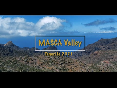 Masca Valley. DRONE 4K  , Tenerife 2021