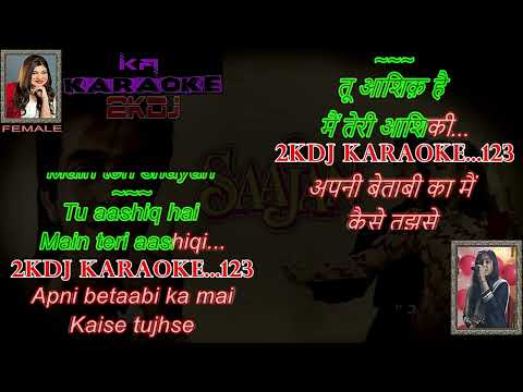 TU SHAYAR HAI / 4K SCROLLING KARAOKE / ALKA YAGNIK / KA KARAOKE