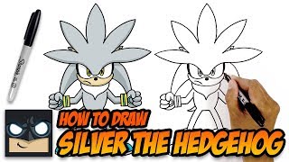How to Draw Silver the Hedgehog  Step-by-Step Tuto