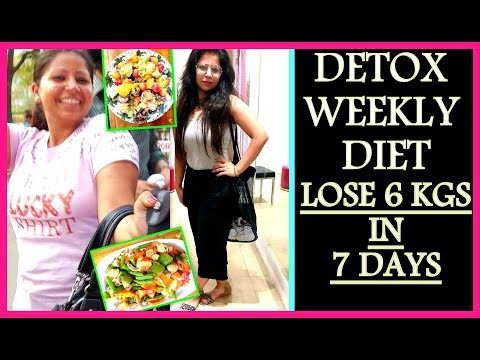 How To Lose Weight 1KG in 1 Day | 7 Days Detox Diet Plan | Weight Loss Salad Recipe | Fat to Fab Video