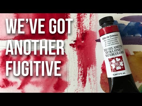 Alizarin Crimson - Daniel Smith Watercolors | The Paint Show 48