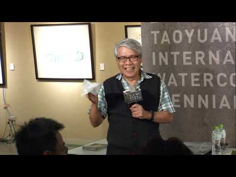 2019活水展水彩示範