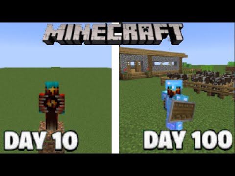 100 Days - Minecraft Superflat