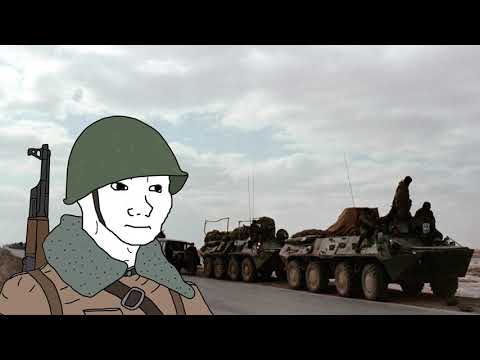 We're leaving/Мы уходим but you're on the last BTR out of Afghanistan