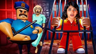 Mad Granny Challenge Me To Escape Berry's Prison in ROBLOX