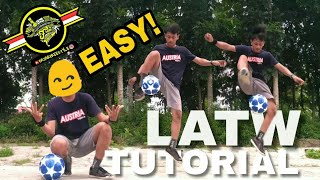 preview picture of video '[TERNYATA GA SUSAH]  Belajar Freestyle Bola trik LATW '