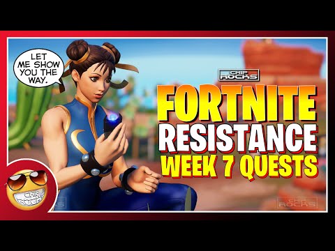 🗺️COMPLETE RESISTANCE WEEK 7 QUESTS GUIDE💳FORTNITE