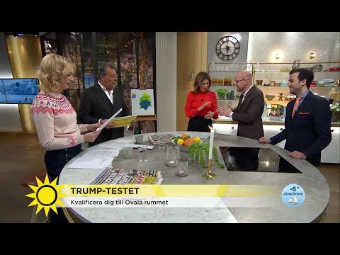 Så lyckas programledarna med Trump-testet - Nyhetsmorgon (TV4)