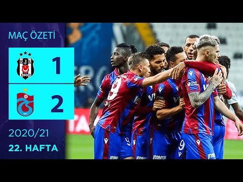 ÖZET: Beşiktaş 1-2 Trabzonspor | 22. Hafta - 2020/21