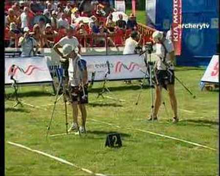 Albina Loginova v Eugenia Salvi – compound women's gold | Leipzig 2007 World Archery Championships