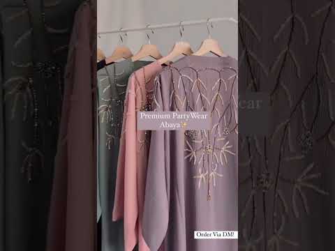 DUBAI ABAYA LATEST COLLECTION #dubai #dubaimall #abaya #hijab #muslimah  #jilbab #short #trend