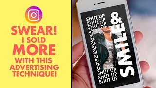 Best Way to SELL T SHIRTS ONLINE with Instagram Stories & Fashion Editorials
