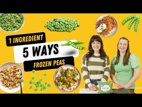 More Peas, Please! 5 Easy Ways to use Frozen Peas! | 1 Ingredient 5 Ways