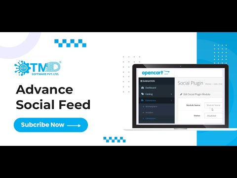 Show Social Feed In OpenCart