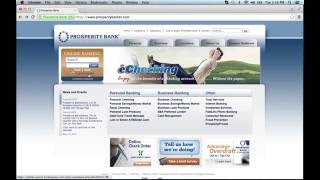 Prosperity Bank Online Banking Login Instructions