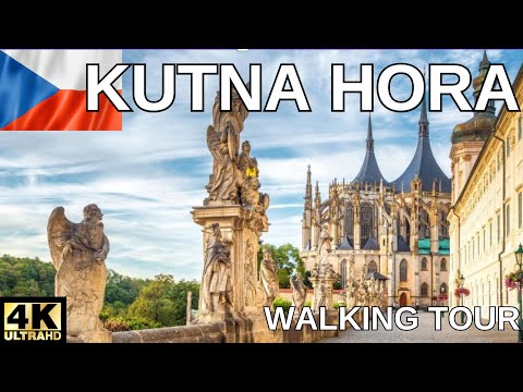 Kutná Hora, Česká republika 4K - Procházka městem a stříbrnými doly