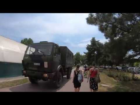 Riding streets of Zemun and the Kej July 26th  2019 (4K Video)  Part 1