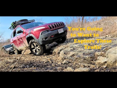 Glade Top Trail: Cherokee KL Trailhawk and Jeep Wrangler Exploring New Trails!