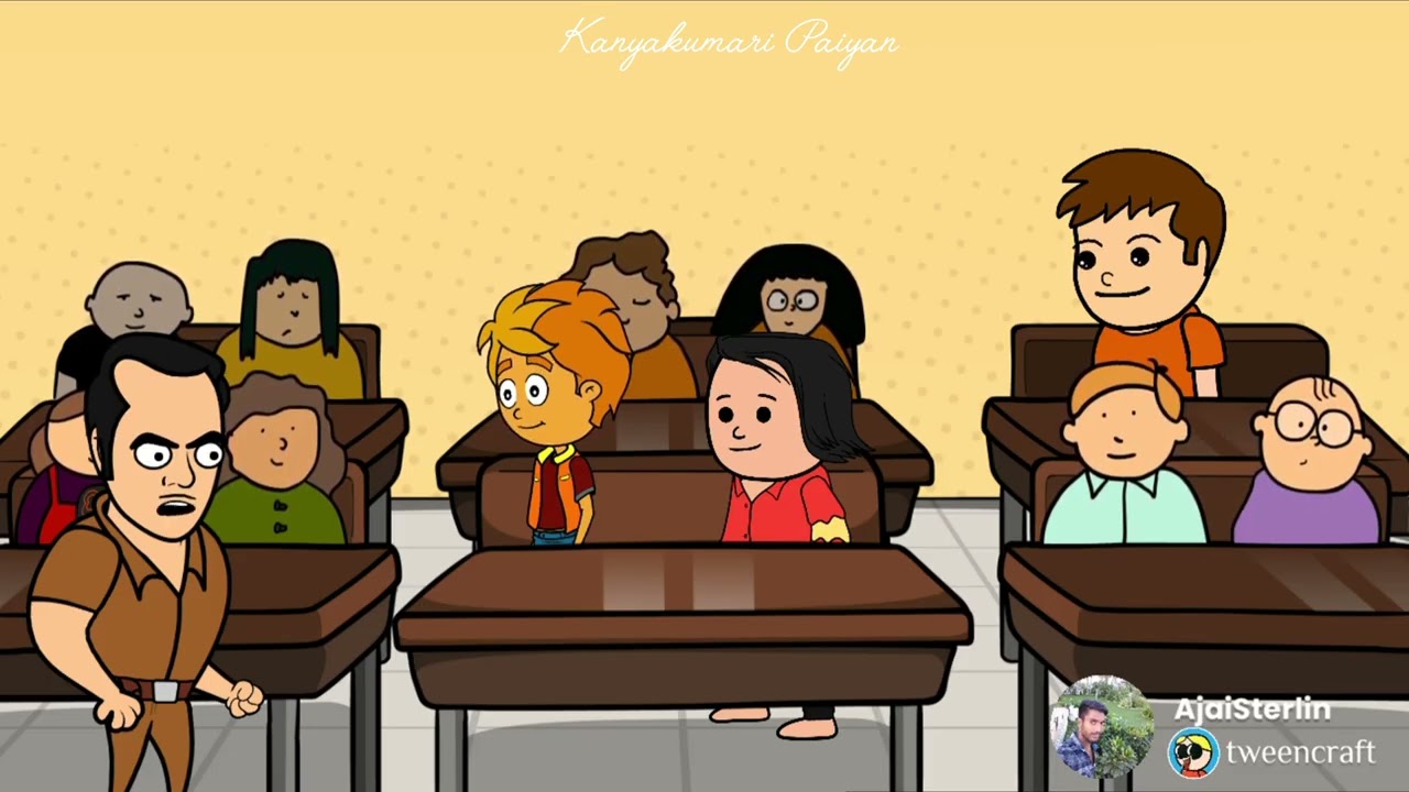 School comedy Episode-1🤣🤣🤣||Ajai Sterlin||#comedy #cartoon 