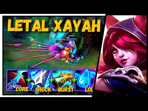 COM LETALIDADE É O JEITO CERTO DE SE JOGAR DE XAYAH ADC | BUILDS + RUNAS AERY | LEAGUE OF LEGENDS