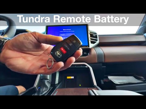 How to Replace Key Fob Remote Battery 2022 - 2023 Toyota Tundra 2024