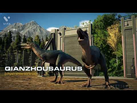 SPECIES FIELD GUIDE I QIANZHOUSAURUS i JURASSIC WORLD EVOLUTION 2 #thegamingjs