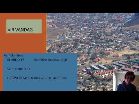 GEOGRAFIE GRAAD 12: 27 Mei 2020 - periode 6 (27126)