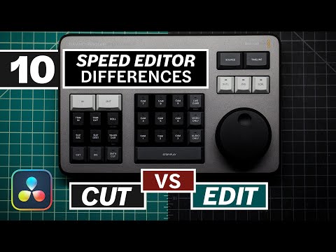 Does the DaVinci Resolve SPEED EDITOR work in the Edit Page? Tutorial