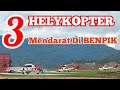 TIGA HELIKOPTER MENDARAT DI BENDUNGAN PIDEKSO Pideksonews