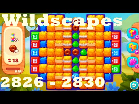Wildscapes Level 2826 - 2830 HD Walkthrough | 3 - match game | gameplay | android | ios | pc | app