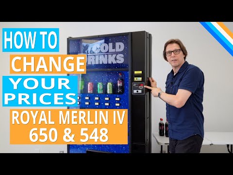 Royal Drink Vending Machine - How to change prices
