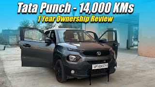 Tata PUNCH 14,000 KMs & 1 Year Ownership Review | Mileage | Suspensions | Drive |