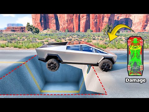 Cars vs Square Pit – BeamNG.Drive